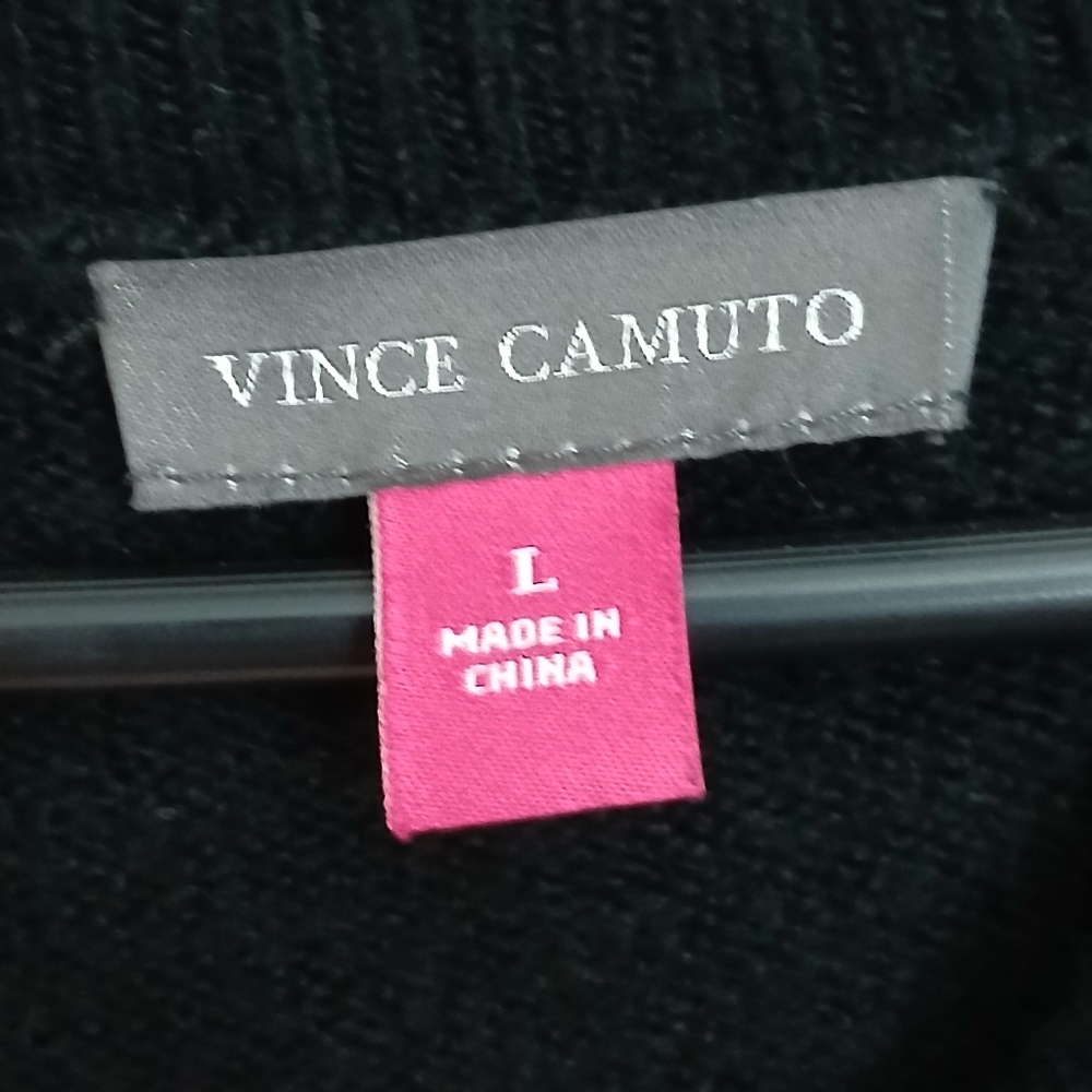Vince Camuto Halloween Bad Witch Sweater Sz Lg Sparkle - Picture 5 of 7